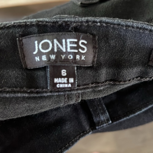 Jones New York Essex Skinny Black Jeans Women's size 6 - Picture 3 of 9
